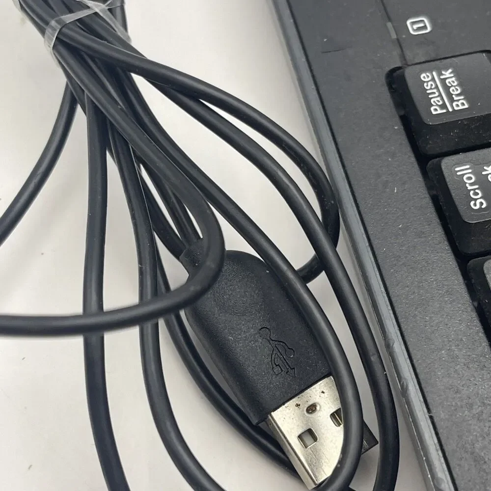 Logitech K120 USB Wired Keyboard Full Size Plug and Play Tested
